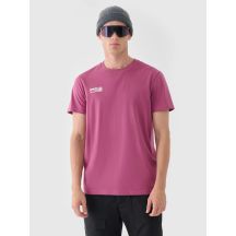 Men's regular plain T-shirt 4F 4FRAW24TTSHM2602-60S