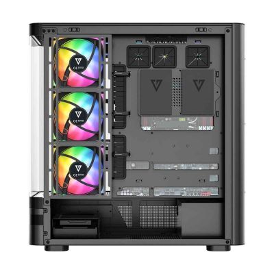 23. MODECOM VOLCANO AQ 200 ARGB MIDI CASE BLACK