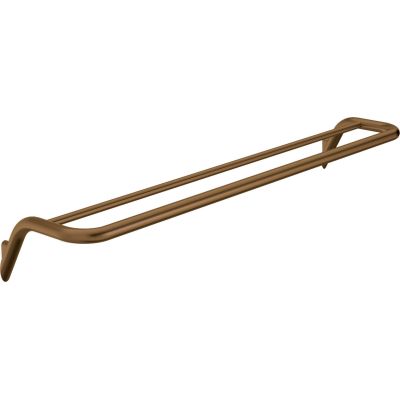 Double towel rack - wall-mounted