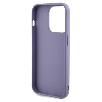 7. Guess Sequin Script Metal case for iPhone 13 Pro / 13 - purple