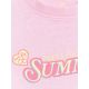 6. Girls' boxy T-shirt with print 4F 4FJRAW26TTSHF4324-056S