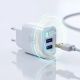5. 3mk FlowPower 10W 2.4A 2A Wall Charger - White