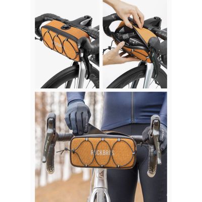 15. Rockbros TL001 ROAD TO SKY 1.9L Handlebar Bag Waterproof - Orange
