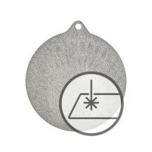 Medal with engraving on laminate