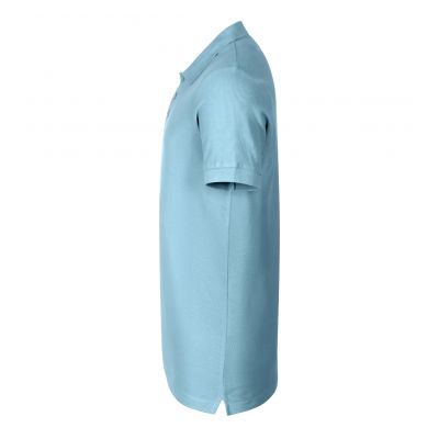 7. Malfini Cotton M MLI-21215 blue polo shirt