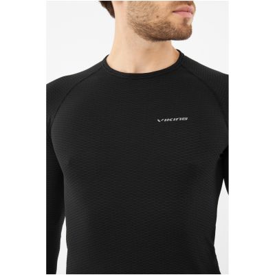 4. VIKING Easy Dry Unisex Longsleeve Adult Underwear, Black