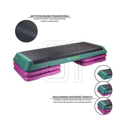 48. Step for aerobics HMS Premium AS006