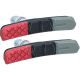2. BRAKE PADS 2PCS NUT MOUNTING 3 TYPES OF RUBBER 70MM BICYCLE GEAR
