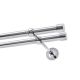 Double Curtain Rod Ø 19 mm Chrome 240 cm LUNA KOWALSKI