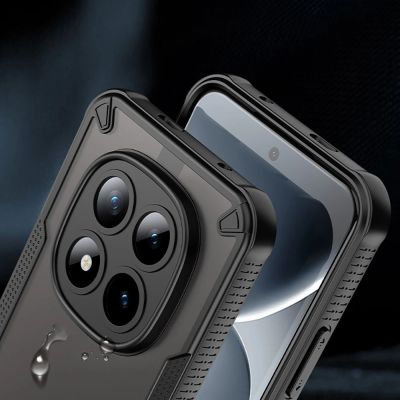 4. Tech-Protect Rugged Shield Case for Xiaomi Poco M8 Pro / Xiaomi Redmi Note 15 Pro+ 5G - Black