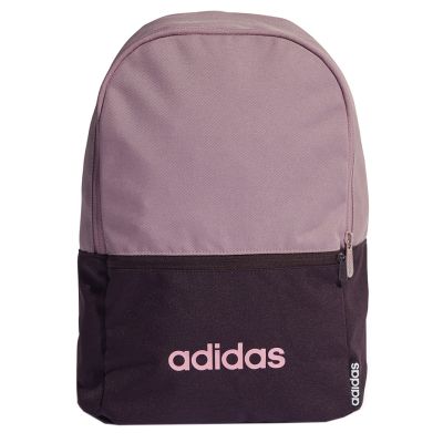 adidas Kids Classic Backpack Pink and Burgundy HN1616
