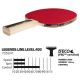 3. LEGENDS 400 FSC DONIC TABLE TENNIS RACKET