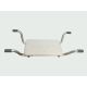 2. Adjustable bathtub inset bench