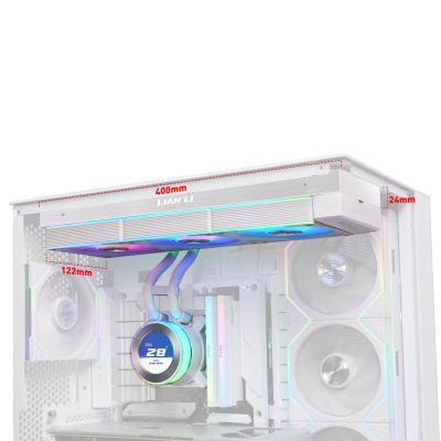 3. Lian Li GA II Hydroshift II LCD-C 360CL all-in-one water cooling 12cm White