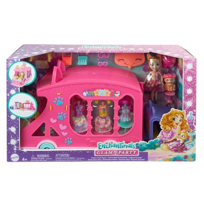 6. Enchantimals Mobile Fashion Studio Set + Kitty Doll HPB34