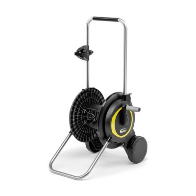 2. Kärcher Hose Trolley Gartenschlauchrolle Wagenrolle Schwarz - Gelb (2.645-363.0)