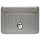 Karl Lagerfeld Saffiano Monogram Choupette case for a 14" laptop - silver