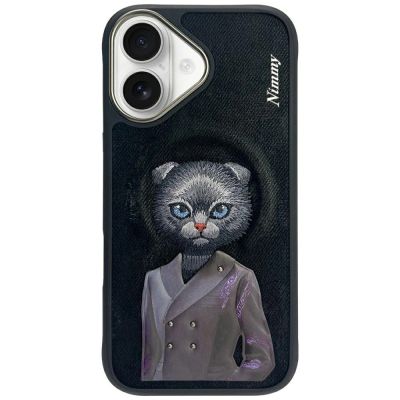 Nimmy Magnetic fashion cute pet MagSafe case for iPhone 16 - black