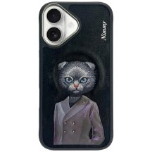 Nimmy Magnetic fashion cute pet MagSafe case for iPhone 16 - black