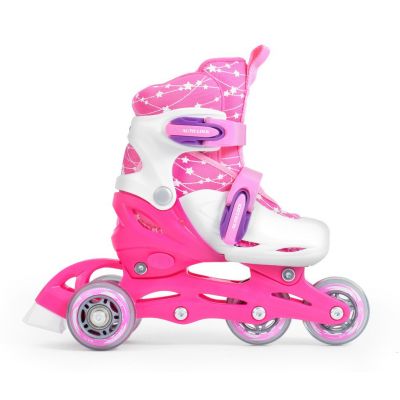 19. SMJ Sport Combo Pink LED Set: 2in1 Roller Skates HS-TNK-000009549