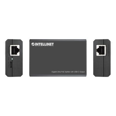 6. INTELLINET Gigabit Ultra PoE-Splitter with USB-C-Ausgang 45W