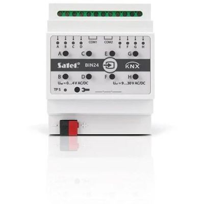 2. Satel KNX-BIN24 smart home - controller DIN rail mounting 8 channels