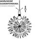 4. SNOWFLAKE HANGING PAPER DECORATION Ø 50 CM MICA – BLACK