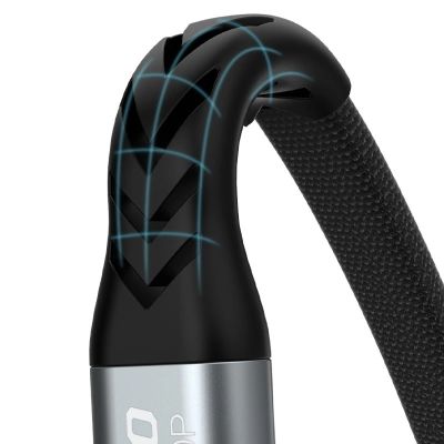 7. Dudao L10P Lightning - USB-C PD 20W cable 0.23m - black