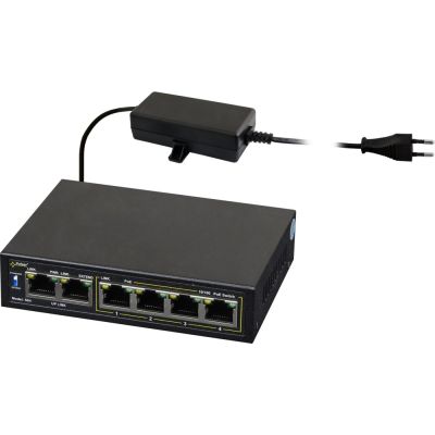3. PoE switch PULSAR S64 (6x 10/100Mbps)