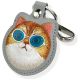 5. Nimmy Glasses Cool Cat Tracker Case - Gray