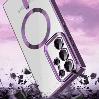 10. Wozinsky Electroplated Magsafe Case for Samsung Galaxy S24 FE - Pink