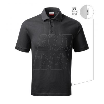 Men's Resist Heavy Polo Shirt (ebony gray 94 (brand label))