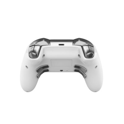 4. Dragonshock Nebula Pro White Bluetooth Nintendo Switch Gamepad