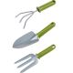 6. KINZO 3-Piece Garden Tool Set with Plastic Handle