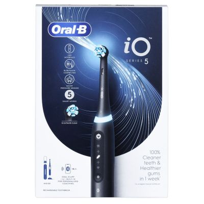 16. Braun Oral-B iO5 Matt Black Electric Toothbrush