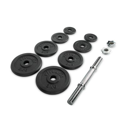 8. VIRTUFIT ADJUSTABLE PRO DUMBBELL SET - BARBELL SET - CAST IRON - 1 X 15 KG