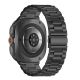 2. Tech-Protect Stainless Steel Bracelet for Samsung Galaxy Watch Ultra 47mm - Black