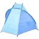 4. BEACH SHELTER SUN TENT 200x120x120cm BLUE-NAVY BLUE ENERO CAMP