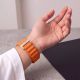 6. Tech-Protect Nylon Pro Band for Apple Watch 44 / 45 / 46 / 49 mm – Orange