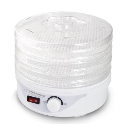 8. Esperanza DÉLICATESSE EKD003 mushroom, vegetable and fruit dehydrator (250W; white)
