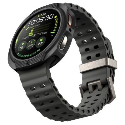 6. Spigen Liquid Air Case for Samsung Galaxy Watch 8 44mm - Matte Black