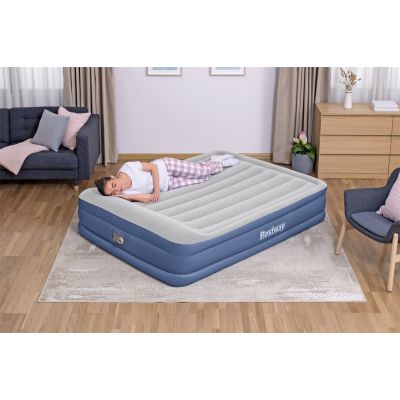 24. Bestway 67630 / 23 Air Mattress Double Mattress Blue, White Unisex