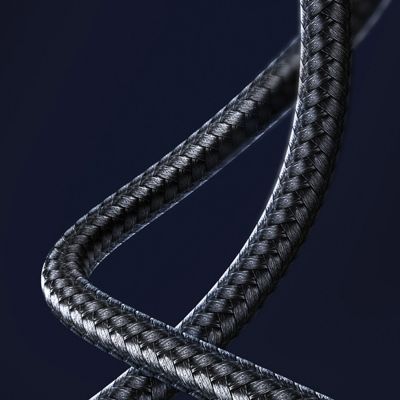 6. Ugreen 90° angled cable USB C - USB 2.0 480Mbps 3A 3m black (US176)