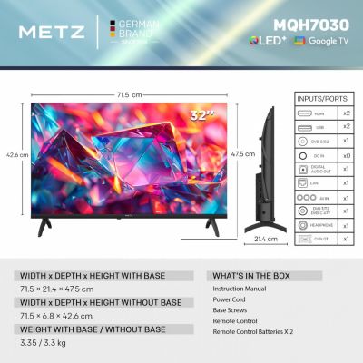 4. 32" TV METZ 32MQH7030Z
