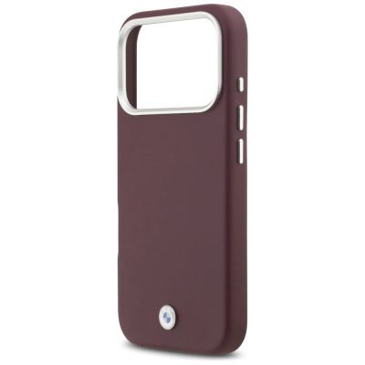 6. BMW Sign Full Wrapped Metal MagSafe Case for iPhone 17 Pro - Red