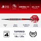 3. Harrows Chizzy Series 4 Darts 90% Softip