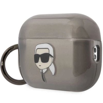 3. Karl Lagerfeld KKLAP2HNIKTCK Airpods Pro 2 cover black/black Ikonik Karl Lagerfeld