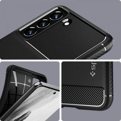 8. Spigen Rugged Armor Case for Samsung Galaxy S21 FE - Matte Black