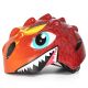 3. Wozinsky Children's Bicycle Helmet, Dragon Pattern, Lightweight, S - Red