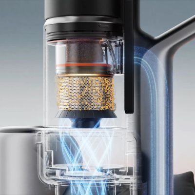 26. UWANT V800 Upright Vacuum Cleaner with Self-Emptying Station - Gray